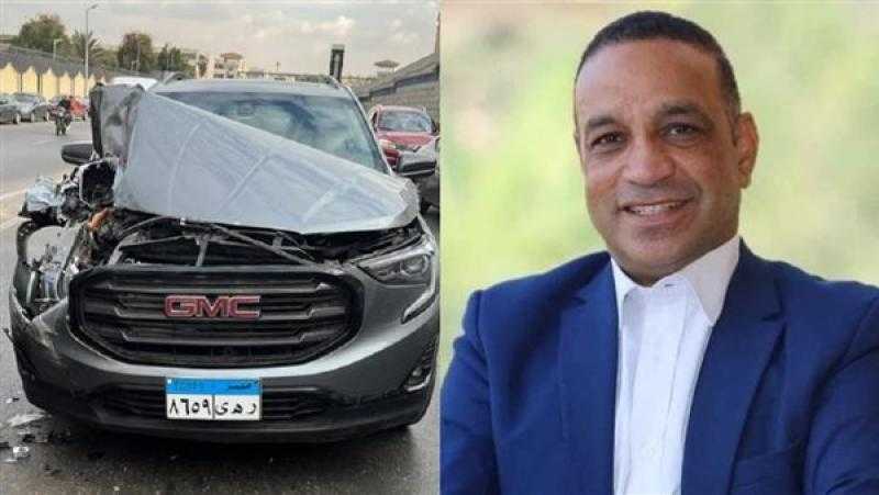 إصابة النائب سيد نصر في حادث تصادم بطريق الأوتوستراد