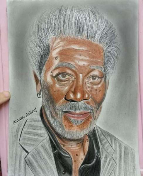 لوحة من رسومات الفنانة أمانى أشرف