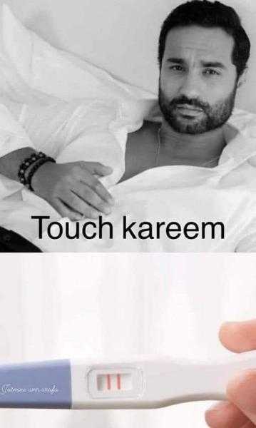 باختبار حمل.. كريم فهمي يثير الجدل في أحدث ظهور له