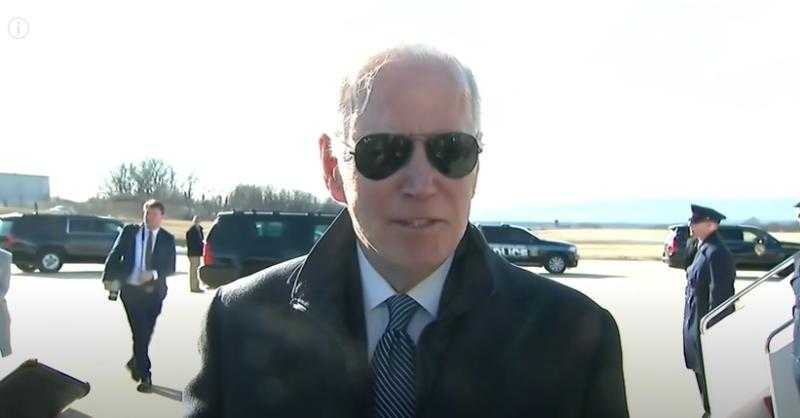 شاهد.. أول تعليق من بايدن بعد إسقاط المنطاد الصيني