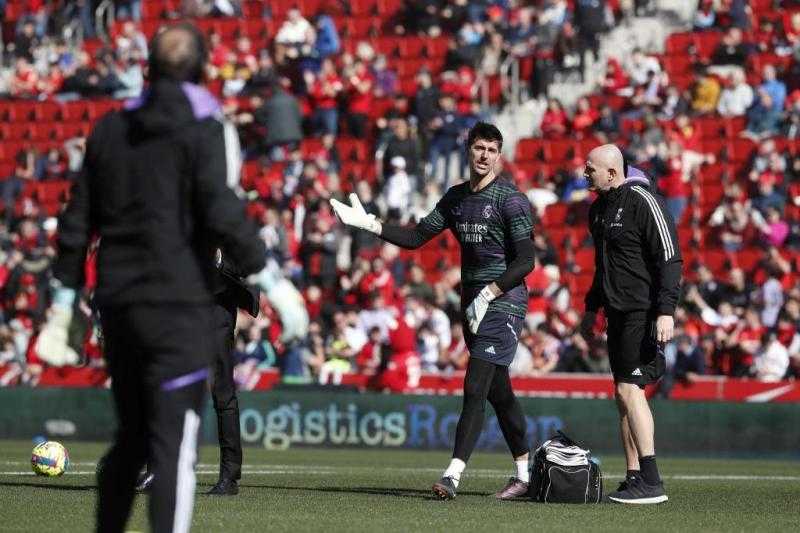 رسميًَا.. ريال مدريد يعلن إصابة كورتوا قبل مباراة الأهلي