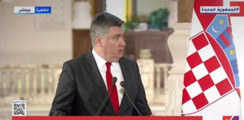 رئيس كرواتيا: مصر دولة عظيمة وكبيرة