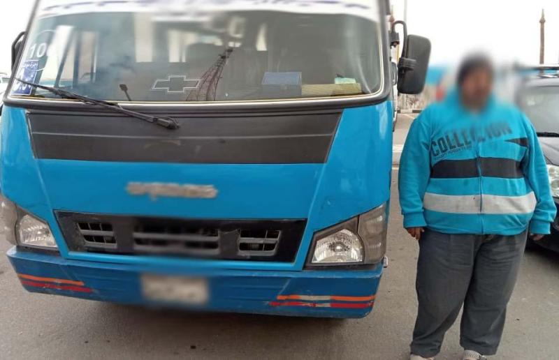 ضبط سائق أتوبيس