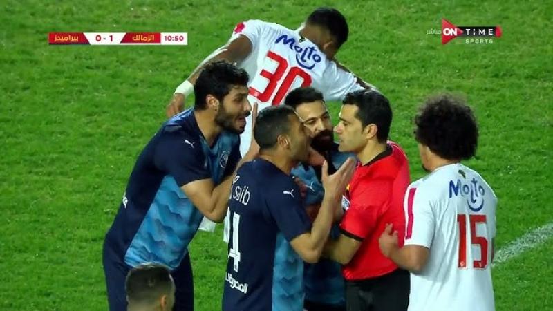 لقطة في إحدى المباريات 
