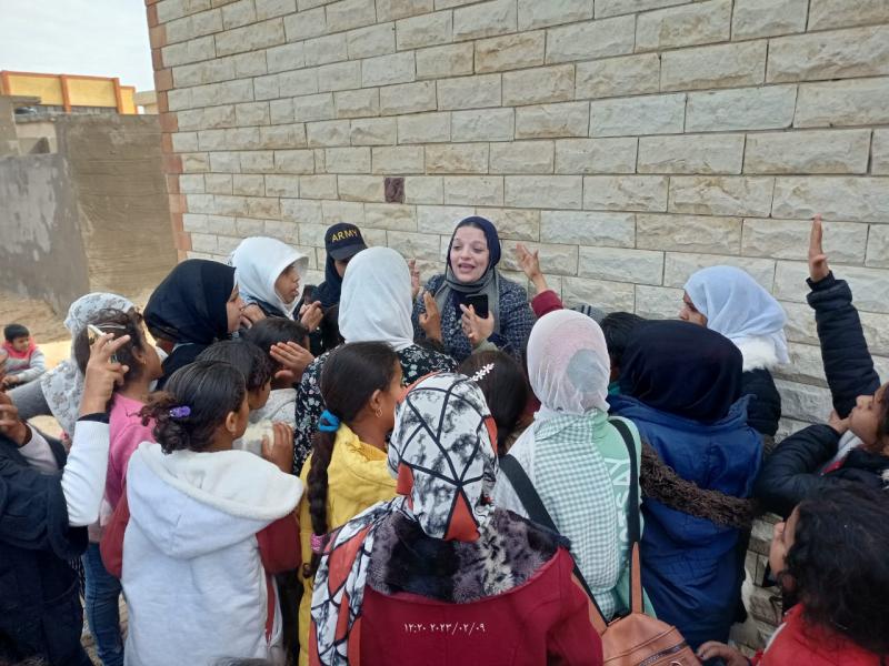 الشباب والرياضة تطلق قوافل حياة كريمة في الشيخ زويد بمحافظة شمال سيناء