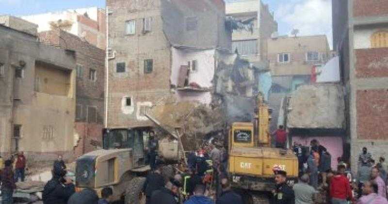 بسبب انفجار أنبوبة غاز.. ارتفاع عدد مصابي انهيار عقار دمنهور لـ 23 شخصا