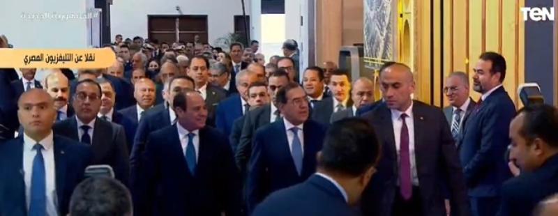 السيسي يتفقد معرض مصر الدولي للبترول «إيجبس 2023».. فيديو
