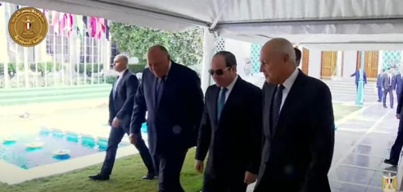 السيسي يصل جامعة الدول العربية لحضور مؤتمر دعم وحماية القدس