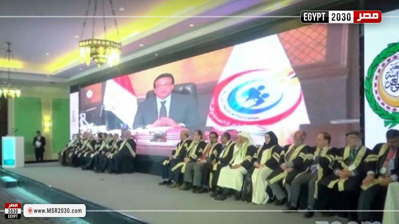 وزير الصحة يلقي كلمة مسجلة