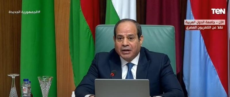 السيسي: القدس كانت عبر التاريخ عنوانا للصمود.. «فيديو»