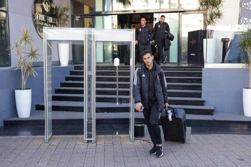 بعثة الأهلي تغادر طنجة وتستعد للعودة للقاهرة