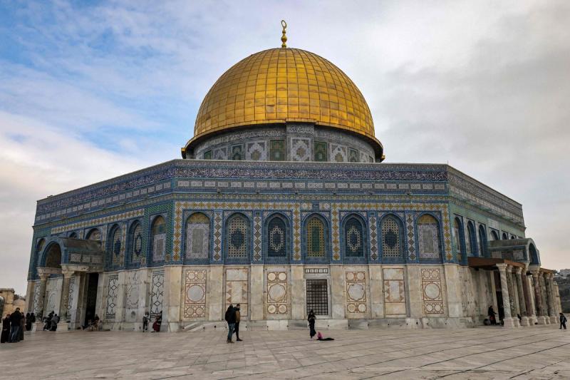 مسجد قبة الصخرة بالقدس-أرشيفية