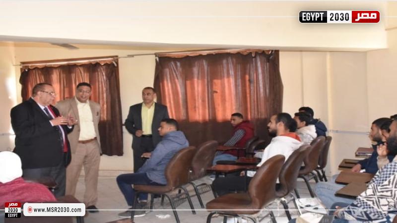 لقاءات لتوعية طلاب جامعة الأقصر بمخاطر الهجرة غير الشرعية