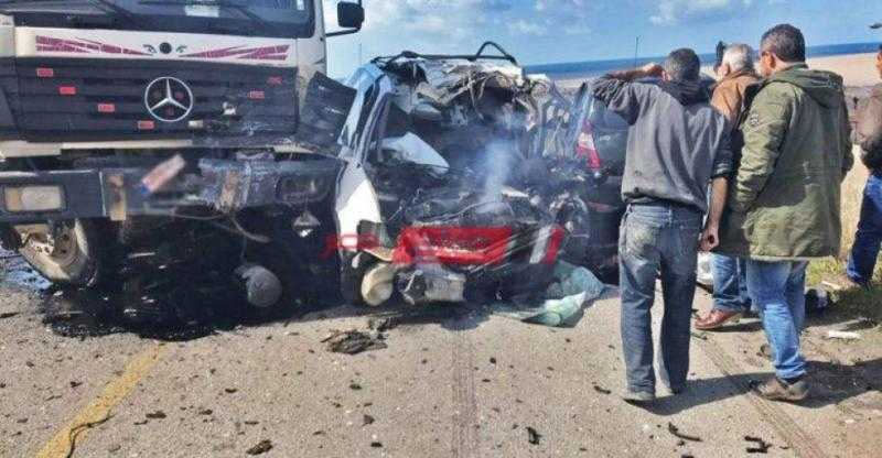 إصابة 6 أشخاص في حادث تصادم سيارتين ملاكي بالجيزة