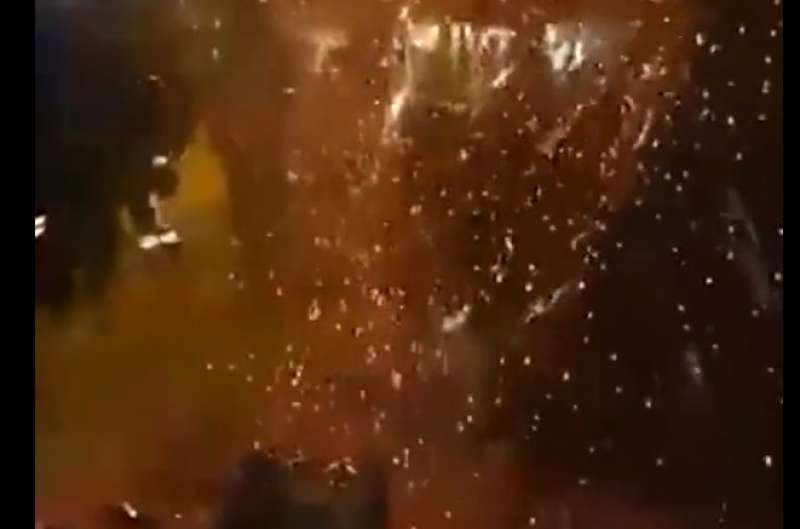 انفجار مدفأة