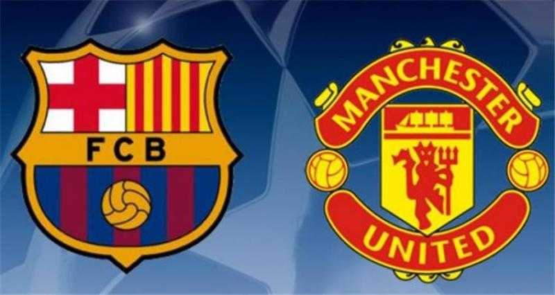 بث مباشر ومشاهدة مباراة برشلونة ومانشستر يونايتد