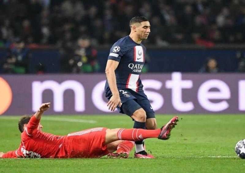 باريس سان جيرمان يعلن غياب حكيمي عن مباراة ليل في الدوري الفرنسي