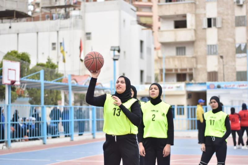 مشاركة فتيات المحافظات الحدودية بدوري منتخبات كرة السلة للصم