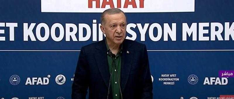 أردوغان يُعلن البدء في بناء وحدات سكنية بأماكن الزلزال - فيديو