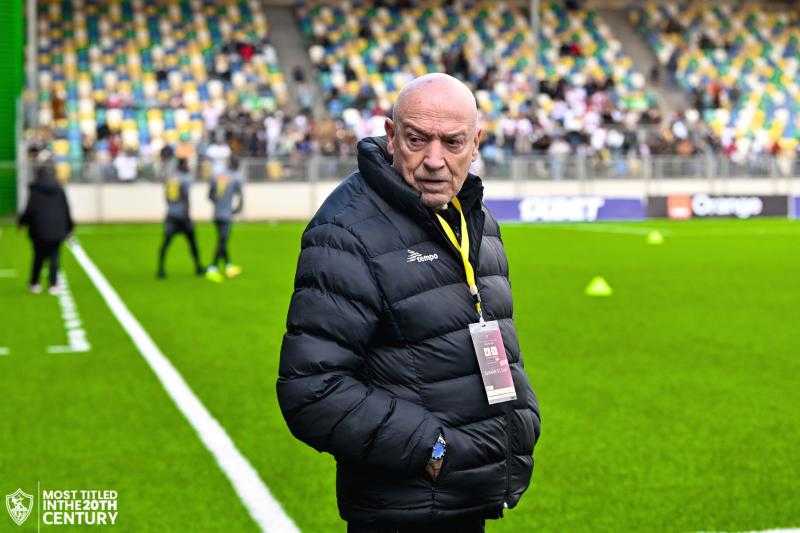 مران الزمالك.. محاضرة فنية من فيريرا للاعبين قبل مباراة الترجي