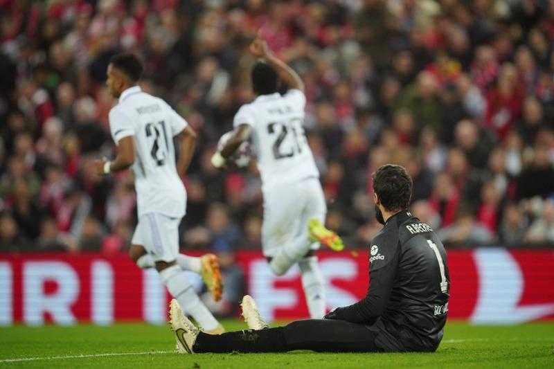 قمة الأهداف الأربعة.. تعادل إيجابي في شوط أول مُثير بين ليفربول وريال مدريد