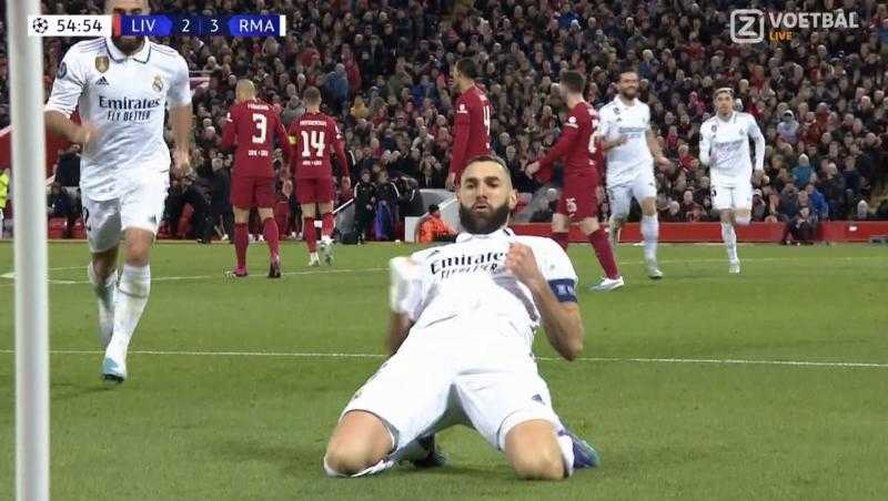 «بنزيما» يقود تشكيل ريال مدريد أمام ليفربول في دوري أبطال أوروبا