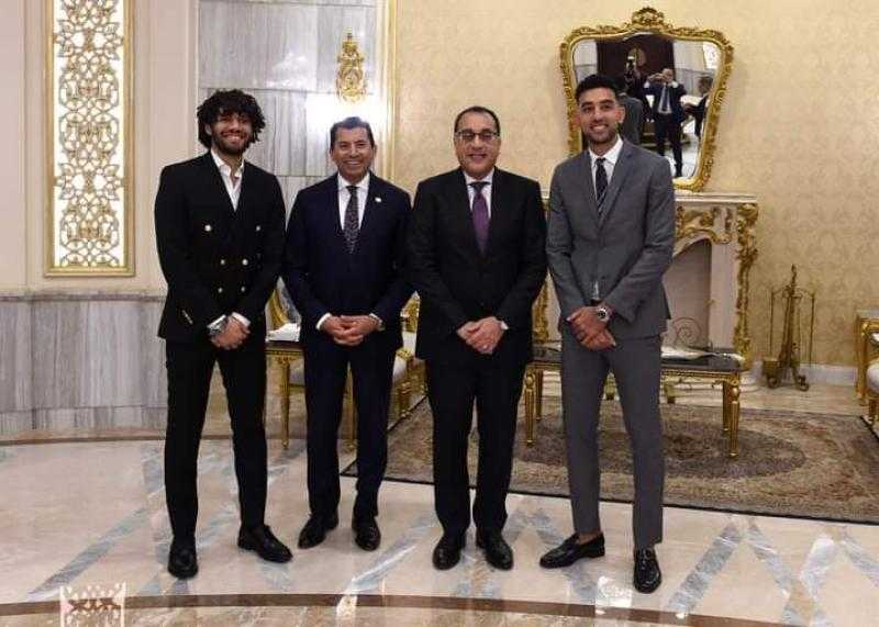 رئيس الوزراء يلتقي النني وكوكا على هامش مؤتمر «سبورتس إكسبو 2023»