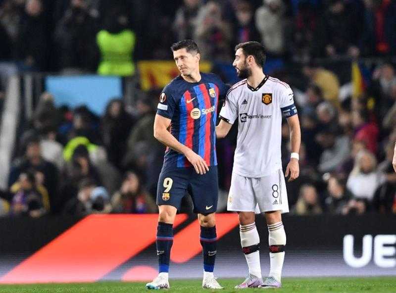 مشاهدة مباراة برشلونة ومانشستر يونايتد في الدوري الأوروبي بث مباشر