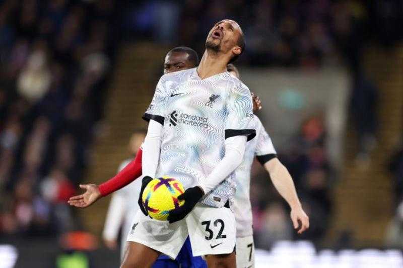 ليفربول يواصل التراجع ويتعادل مع كريستال بالاس في الدوري الإنجليزي