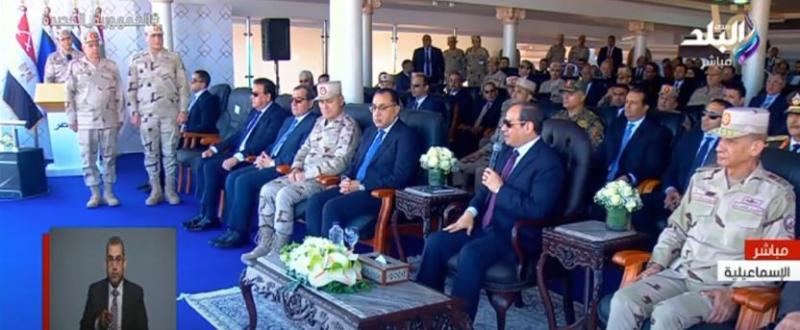 السيسي: تجهيز 600 ألف فدان للزراعة بسيناء خلال هذه المدة.. «فيديو»