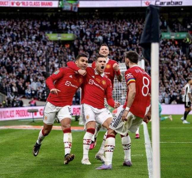 رسميا.. مانشستر يونايتد بطلا لكأس الرابطة على حساب نيوكاسل