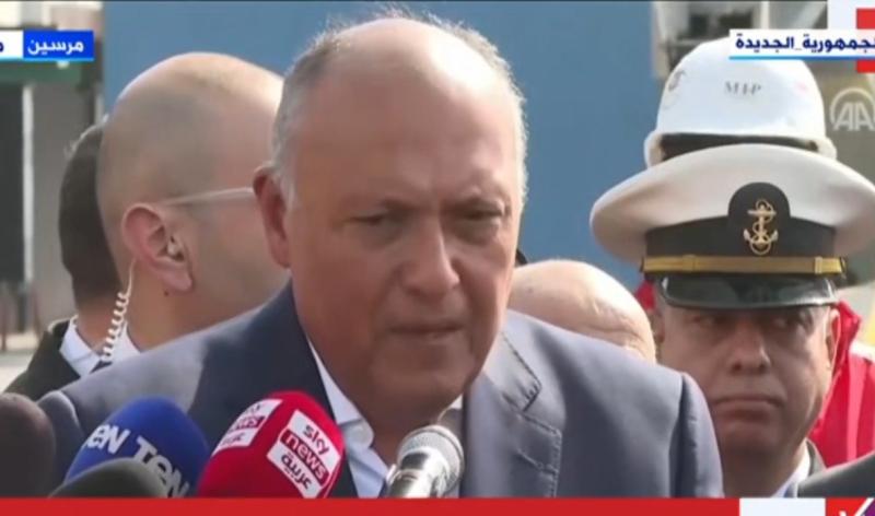 سامح شكري: سنعمل على توفير المزيد من المساعدات للشعب التركي