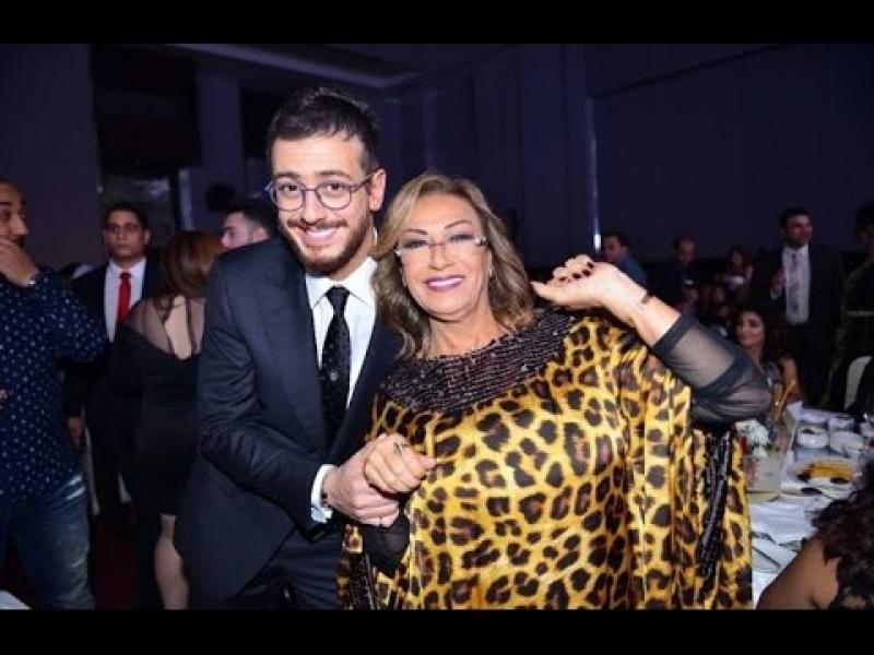 سعد لمجرد والفنانة نزهة الركراكي 