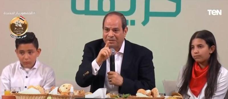 السيسي: الدولة تحاول تخفيف الأعباء على المواطنين قدر الإمكان.. «فيديو»