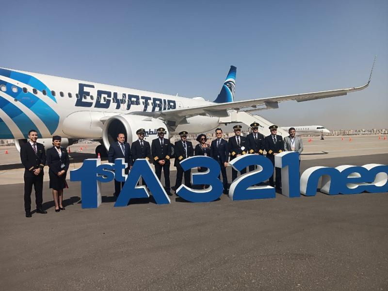 مصر للطيران تستلم أولى طائراتها من طراز A321neo