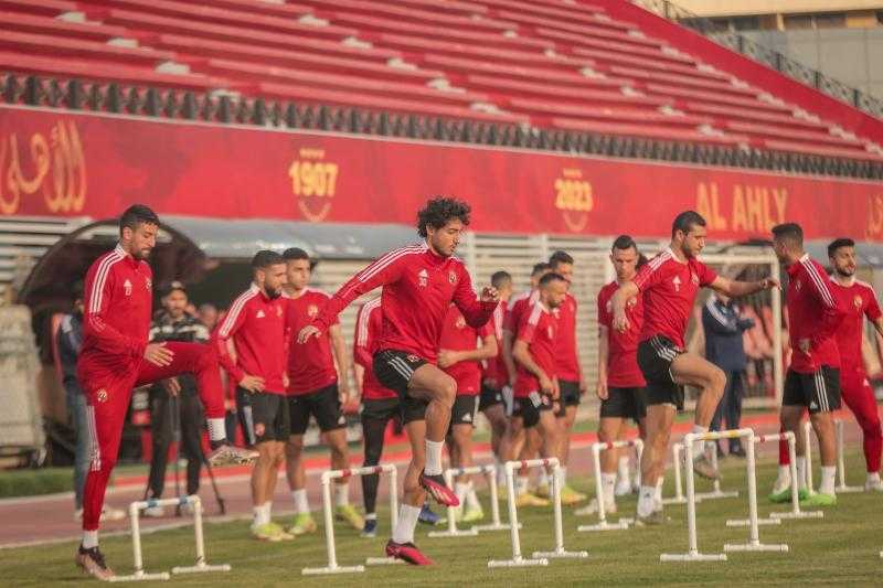 اليوم .. الأهلي يخوض تدريباته الأخيرة استعدادًا لمواجهة القطن الكاميروني بأبطال إفريقيا