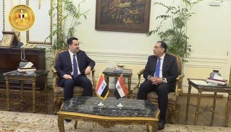 شاهد.. جلسة مباحثات موسعة بين مدبولي ونظيره العراقي