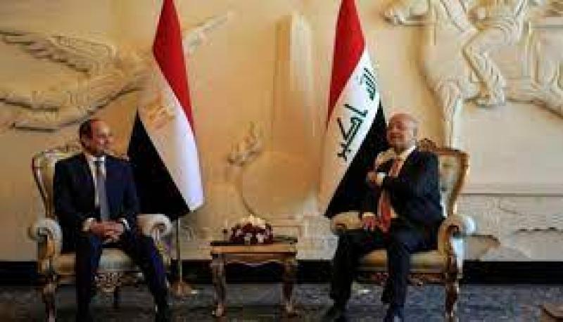 الرئيس عبد الفتاح السيسي في استقبال رئيس الوزراء العراقي محمد شياع السوداني
