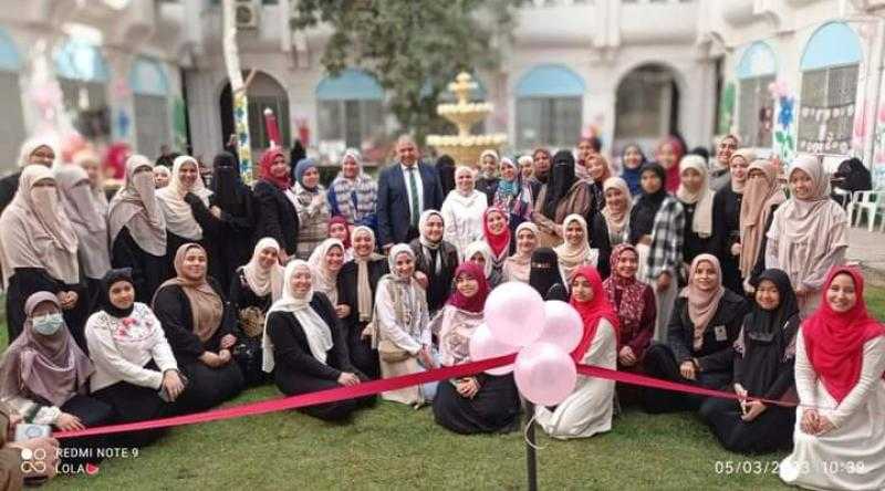 افتتاح معرض المشغولات اليدوية بكلية الدراسات الإسلامية والعربية للبنات بالقاهرة
