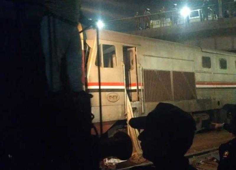 هيئة السكك الحديدية تكشف أسباب حادث قطار قليوب