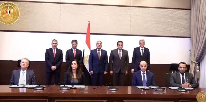 مدبولي يشهد توقيع مذكرة تفاهم مع شركات عالمية لتطوير الفحص الطبي في مصر.. «فيديو»