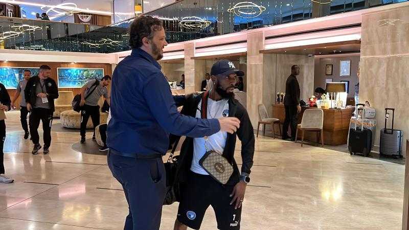 حافلة بيراميدز تتحرك لملعب «كيجوي» لملاقاة أسكو كارا بالكونفدرالية