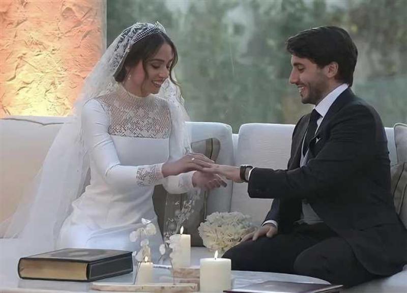 عقد قران الأميرة إيمان ابنة ملك الأردن وجميل ألكساندر
