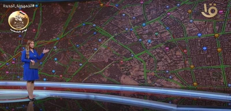 تفاصيل الحالة المرورية عبر تطبيق «جوجل ماب».. فيديو