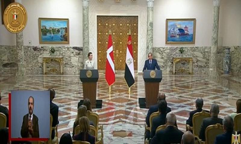 السيسي يكشف تفاصيل المباحثات مع رئيسة وزراء الدنمارك