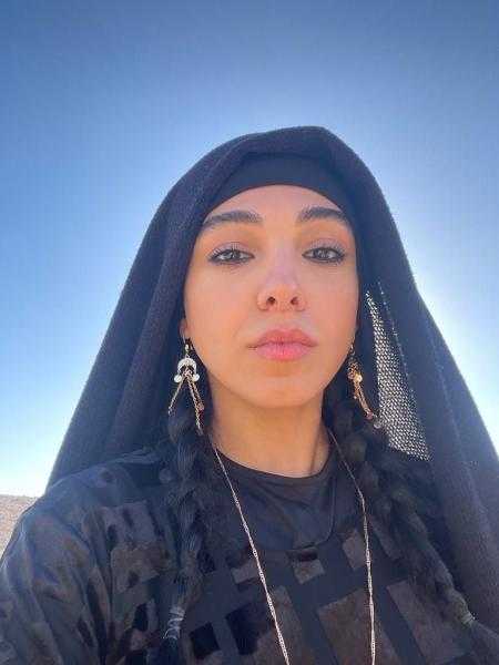 بالصور.. سلمى أبو ضيف من كواليس «المداح أسطورة العشق»