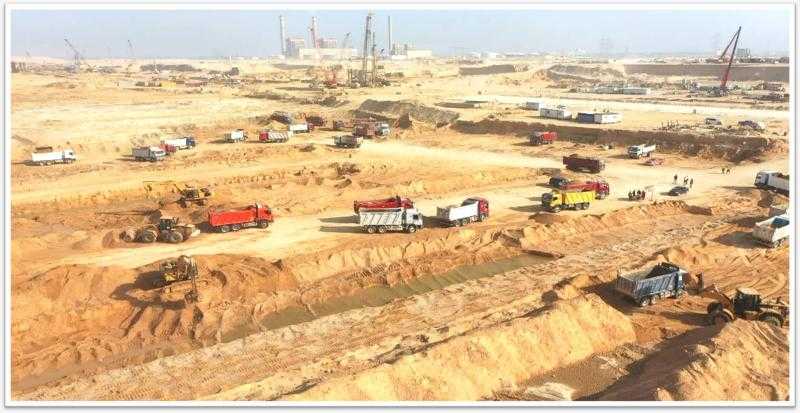 شاهد.. النقل ترصد تطورات شروع ميناء السخنة