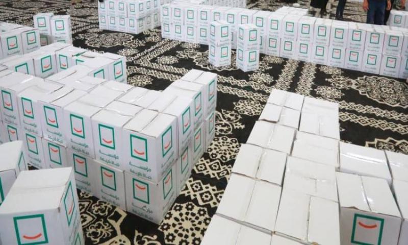 مجموعة الصافي توزع 100 ألف كرتونة