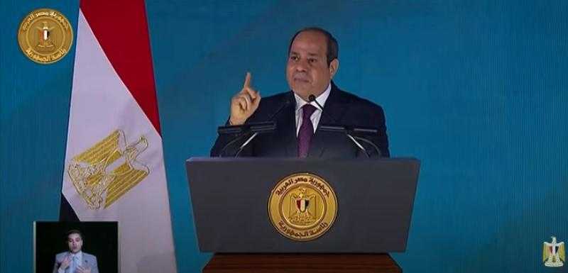 السيسي: المصريون ملهمون دائمًا في أوقات الأزمات - فيديو