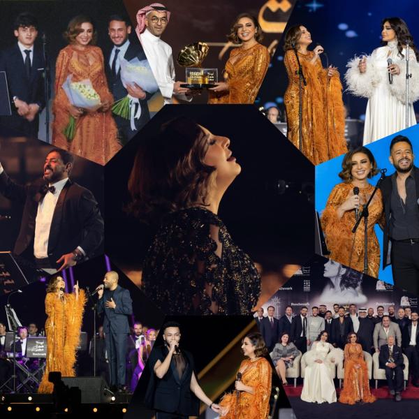 ليلة الاحتفاء بـ أنغام مصر.. سطرت تاريخًا من ذهب وأعادت إحياء مشوارها الحافل وسط محبيها